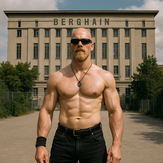 Der Technoviking vorm Berghain