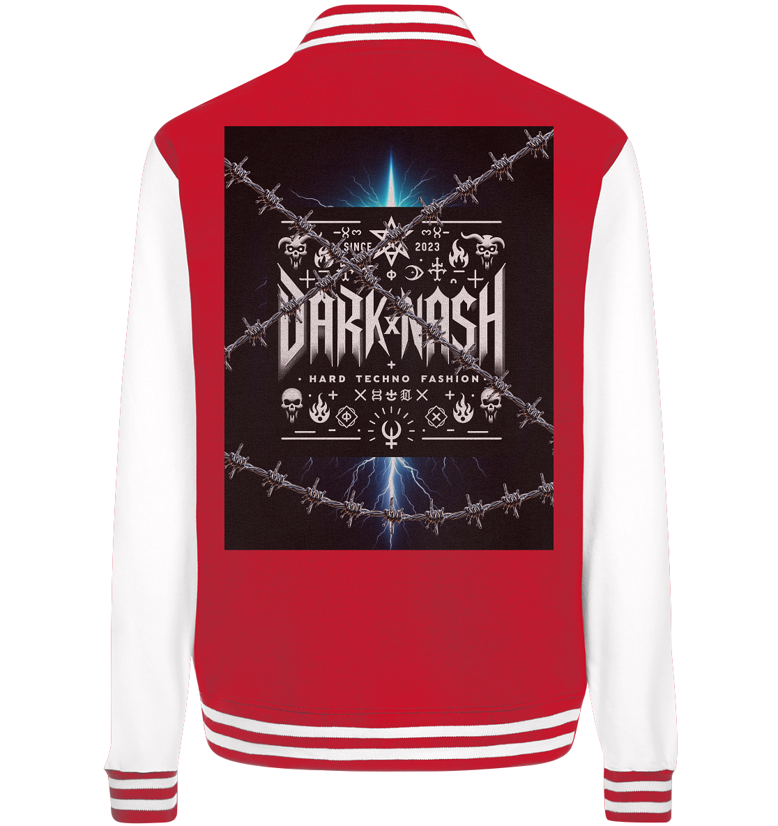 DARKXNASH Barbed Wire (Backprint) - College Jacket