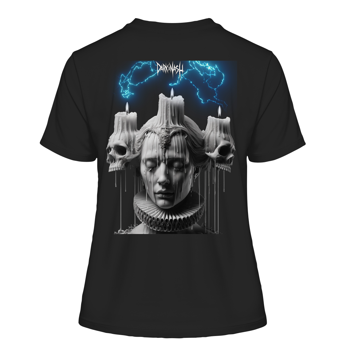 Tripping Echoes (Backprint) - Fitted Ladies Organic Shirt