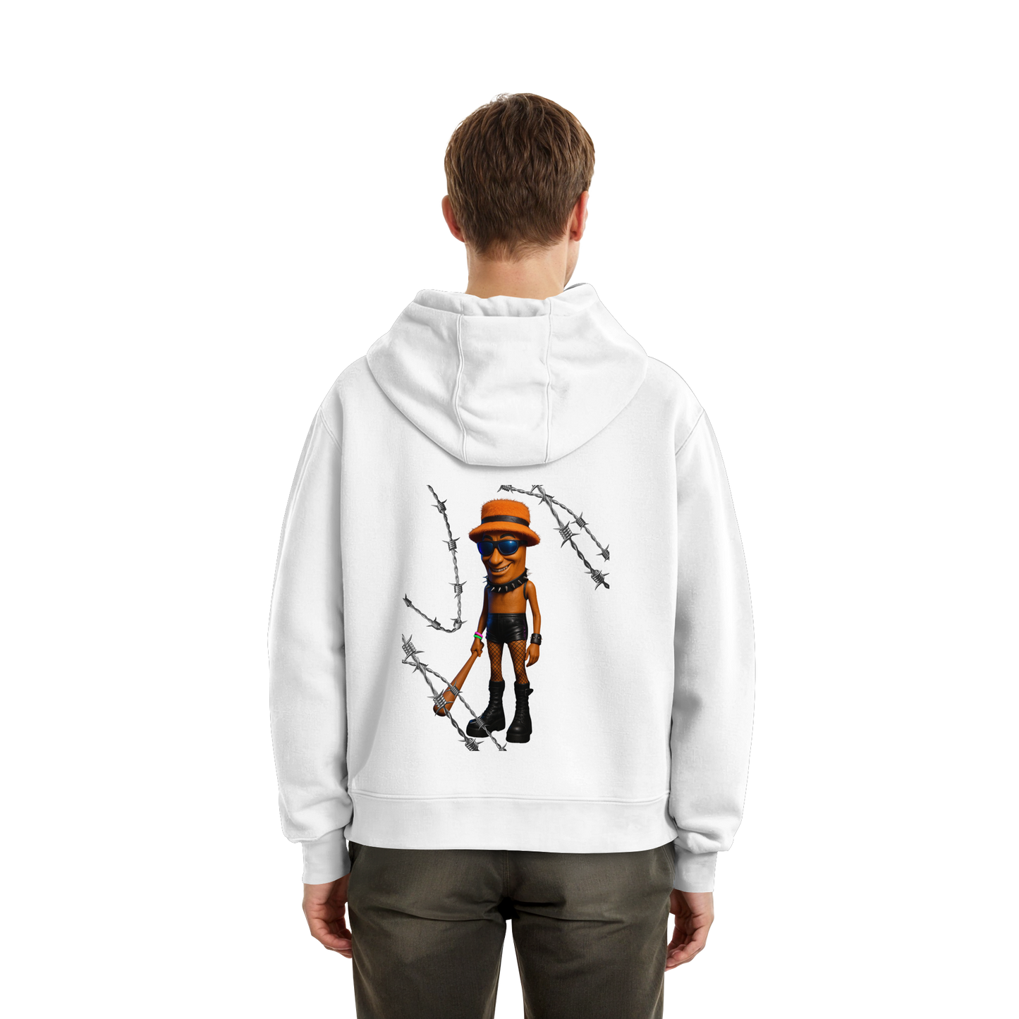 Tung Tung Tung Sahur - Fluffy Boxcut Hoodie