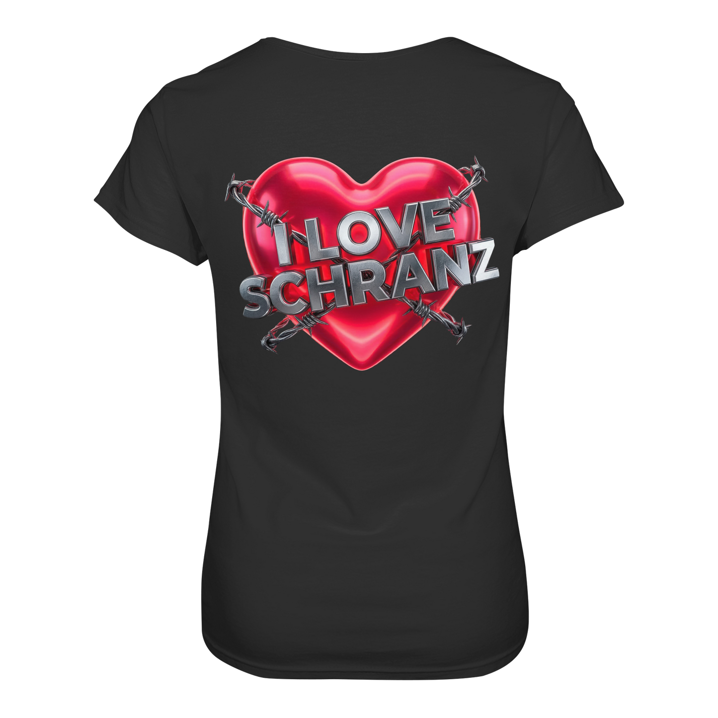 I Love Schranz - Ladies' Organic Shirt