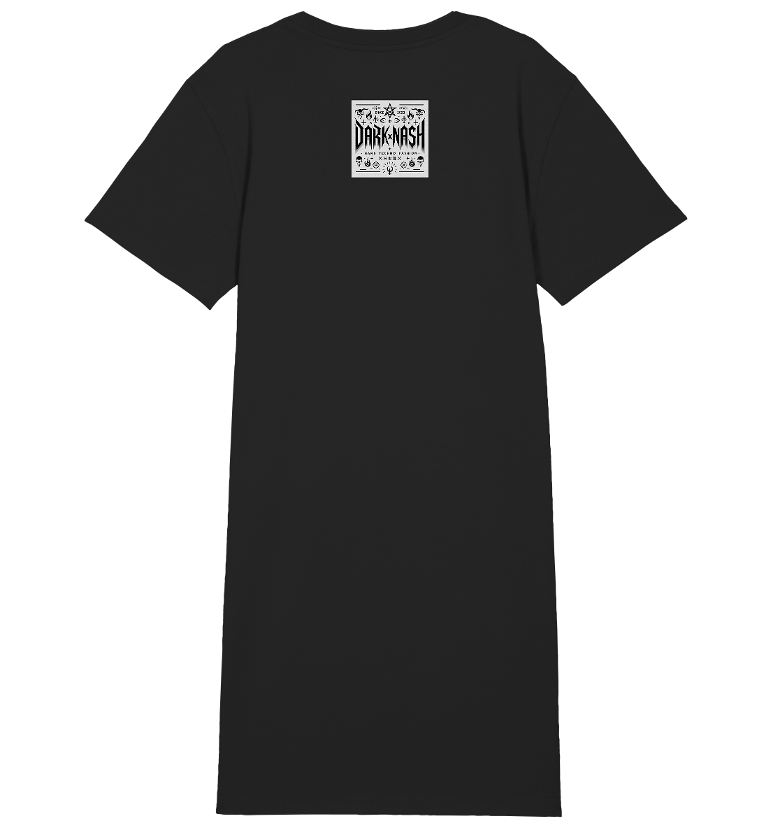 Acid Smiley – Het kloppende hart van de ravecultuur - Dames Biologisch Shirtjurkje