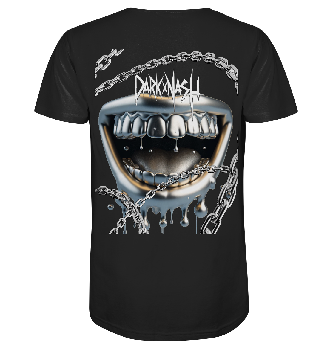Metallic Rave Bite - Biologisch Basic Shirt