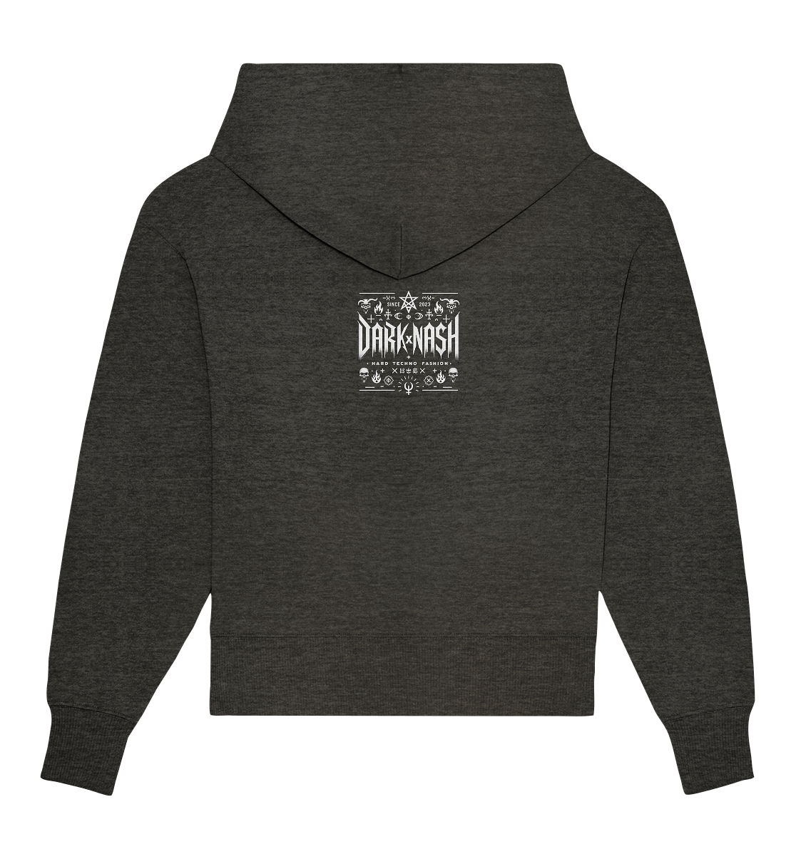 Cybernetic Canine – Acid Rave Edition - Organic Oversize Hoodie