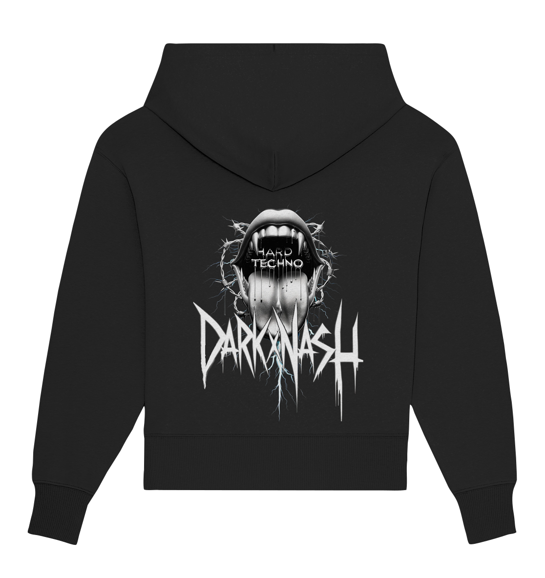 DARKXNASH Hard Techno (Backprint) - Biologische oversized hoodie