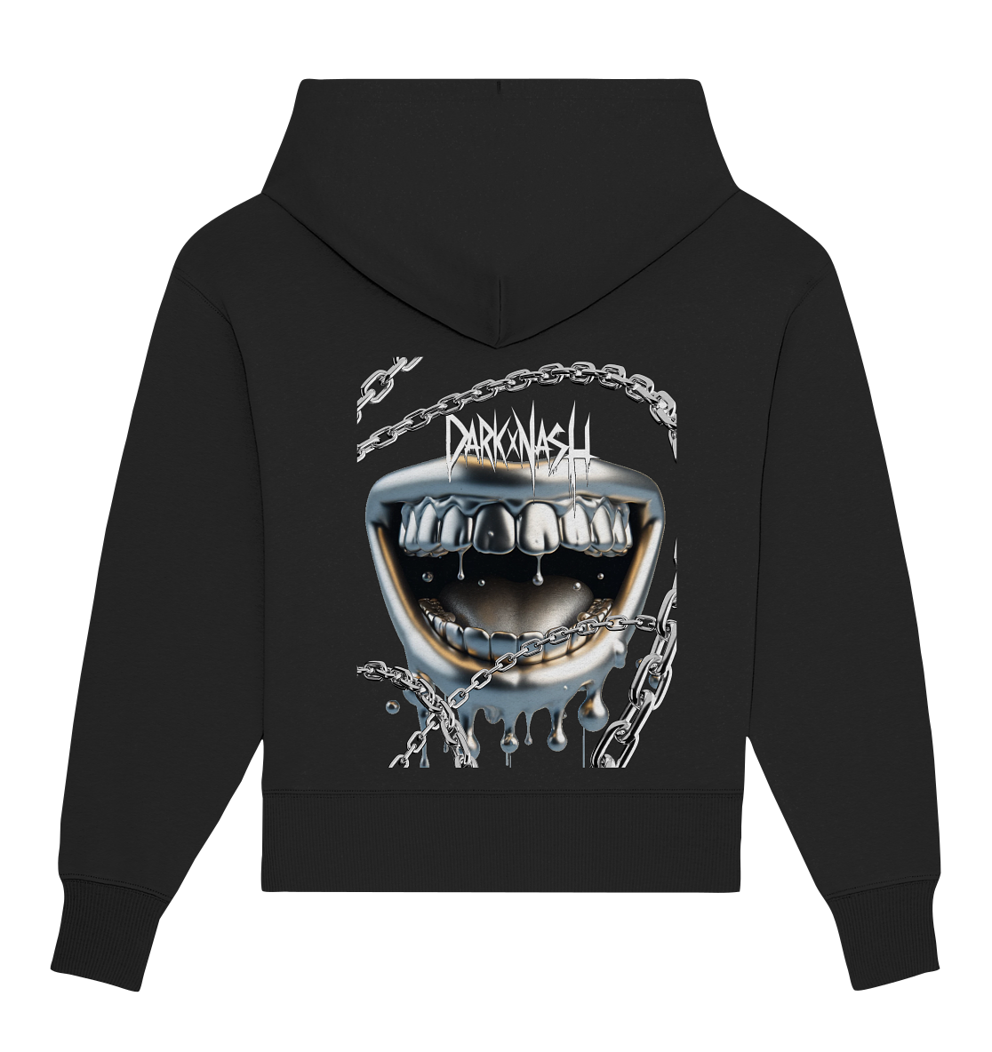 Metallic Rave Bite - Biologische oversized hoodie