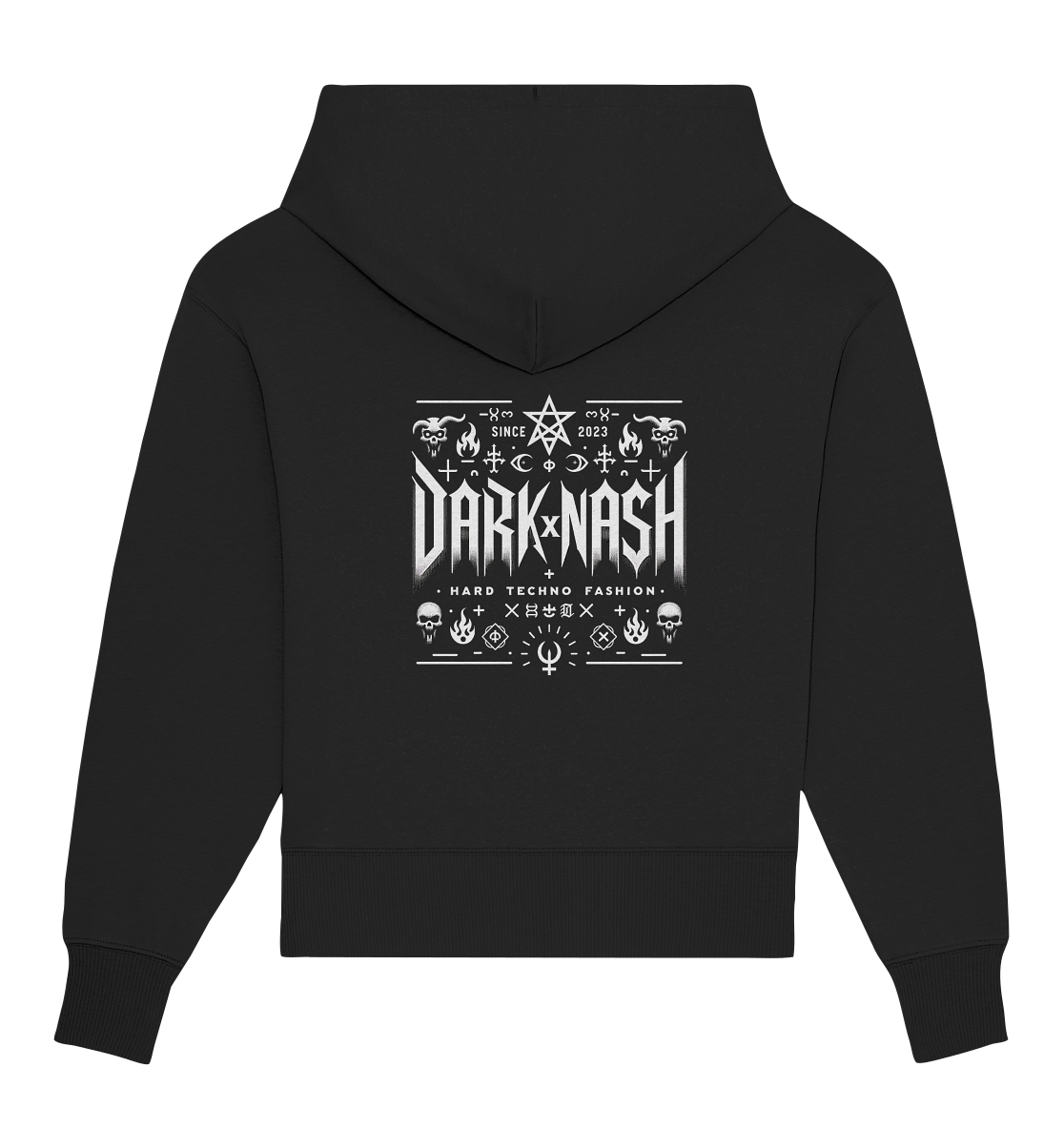 Acid Smiley – Het kloppende hart van de ravecultuur - Biologische oversized hoodie