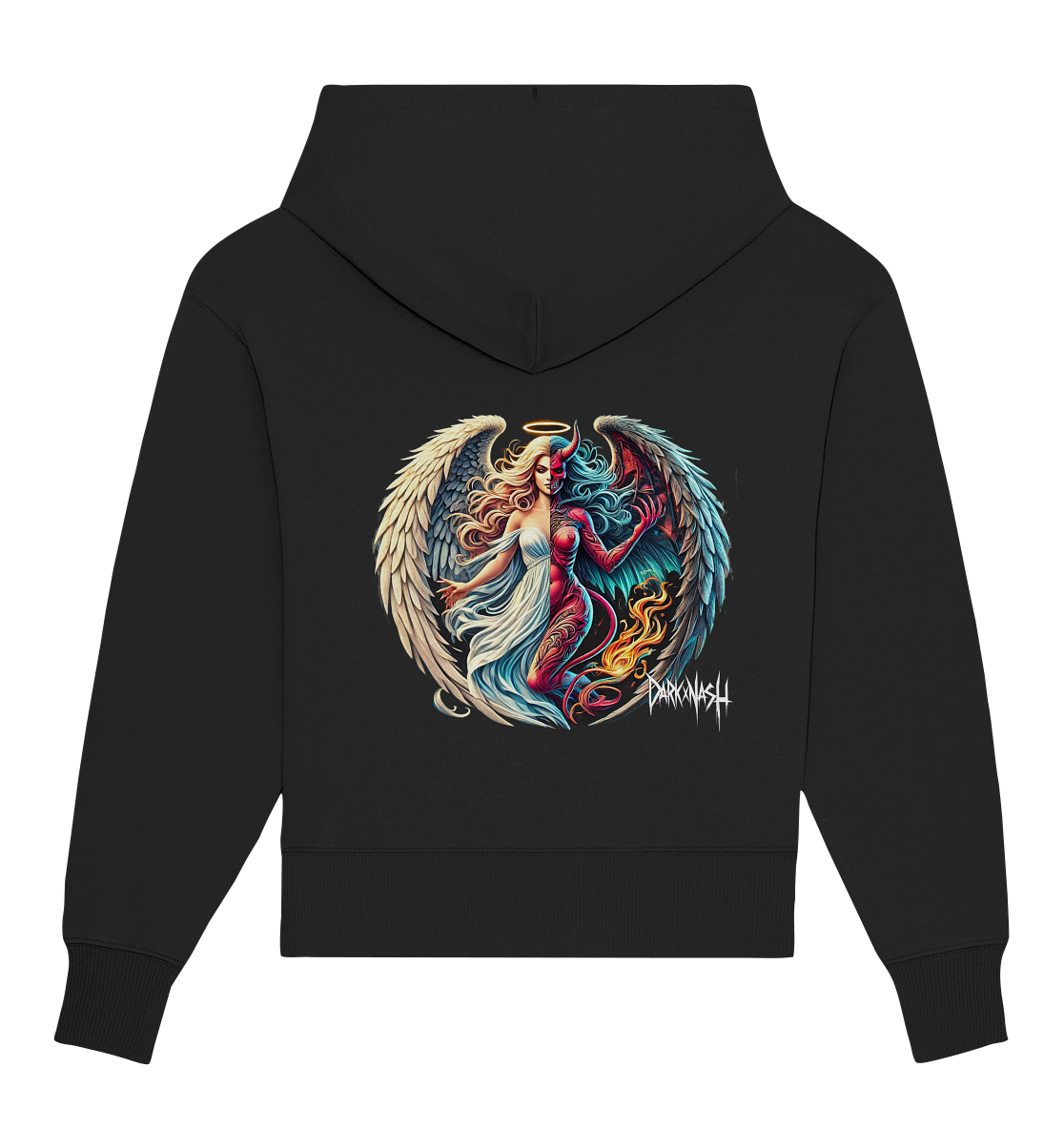 Angelic Inferno - Biologische oversized hoodie