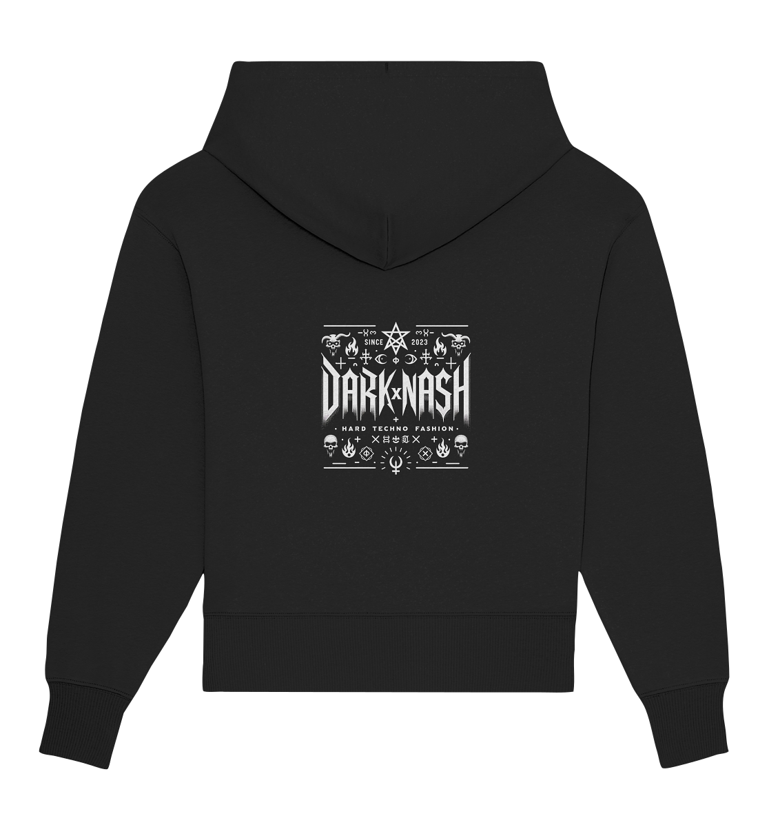 Cybernetic Canine – Acid Rave Edition - Organic Oversize Hoodie