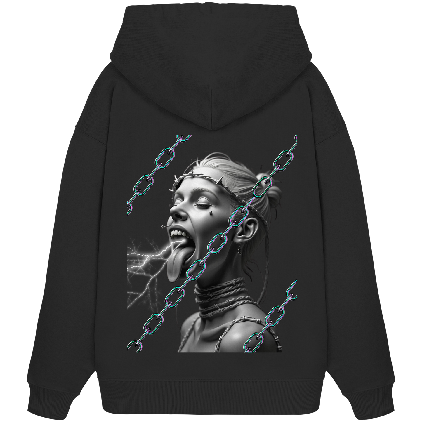 Kinky Flash - Organic Oversized Hoodie