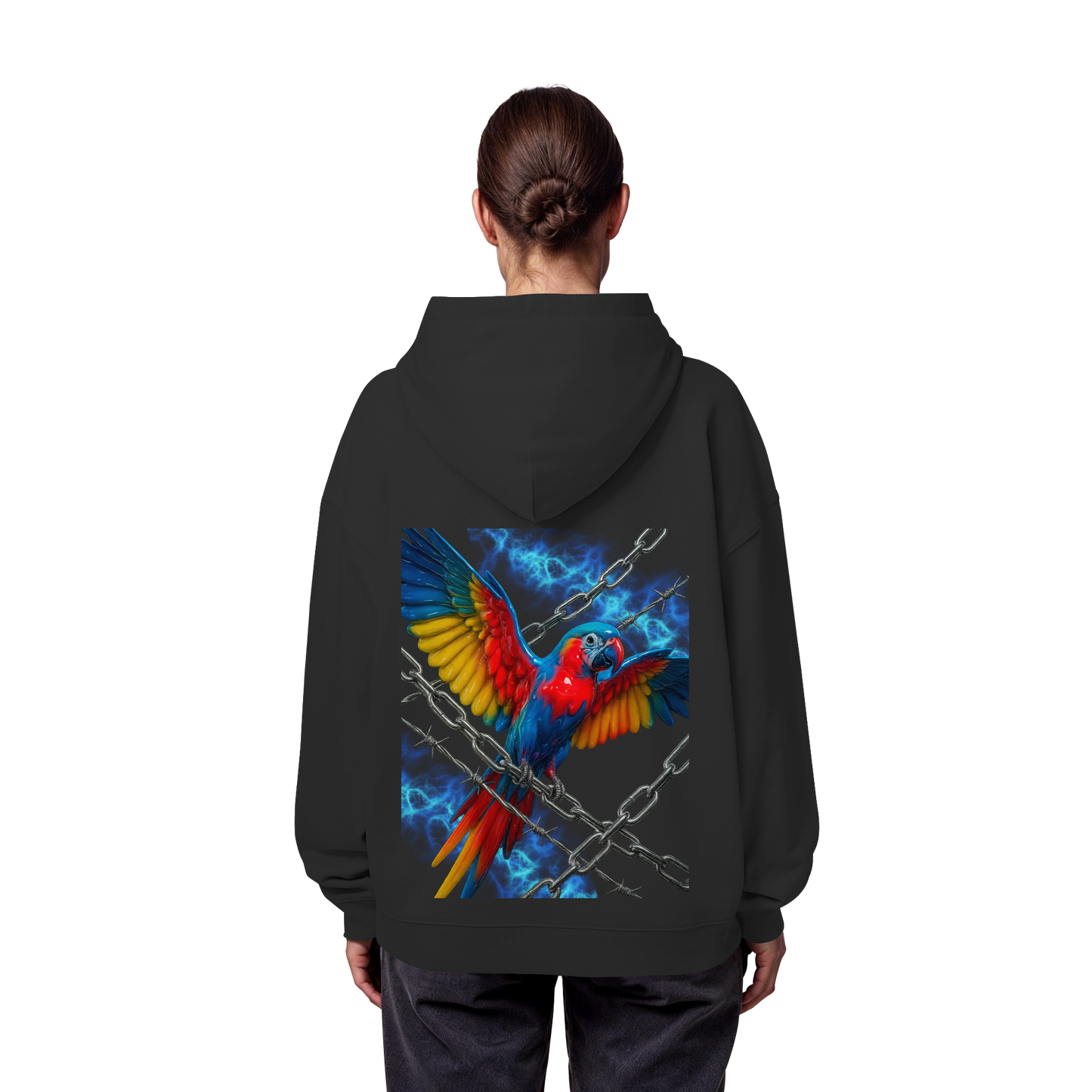 Ara in Chains - Organic Oversize Hoodie