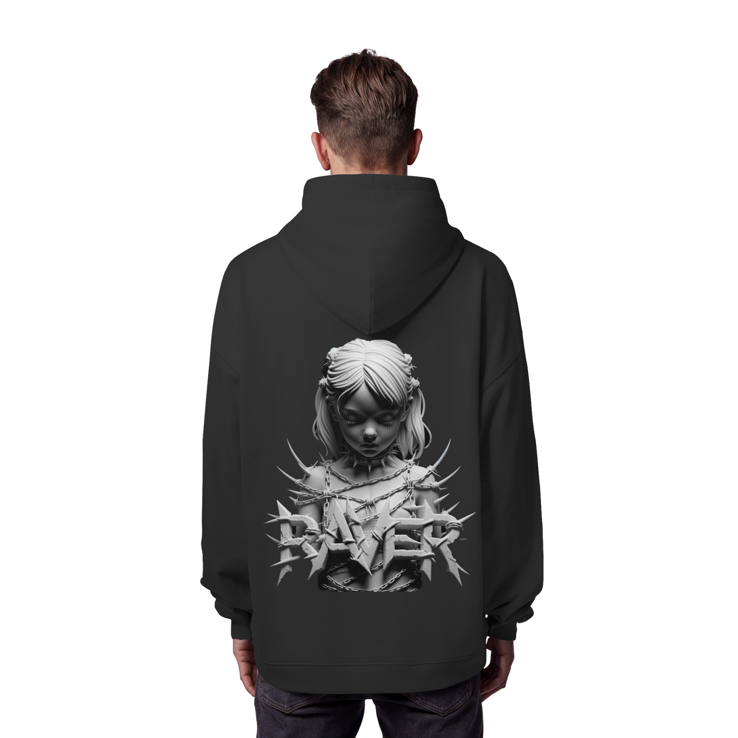 Befreite Resonanz (Backprint) - Organic Oversize Hoodie