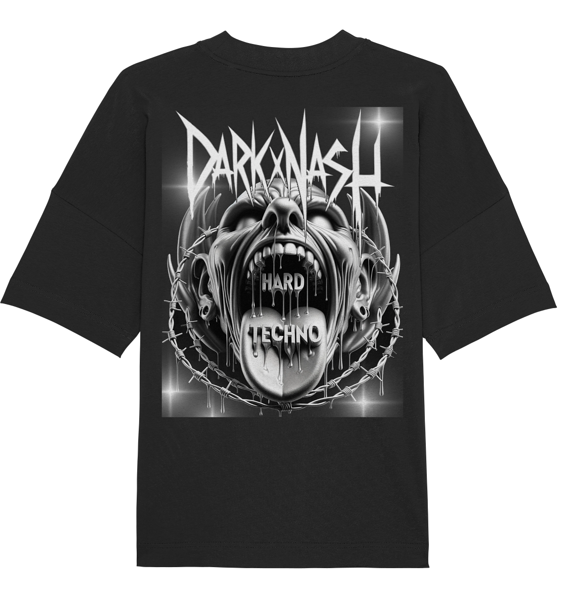 Rebel Pulse (Backprint) - Biologisch oversized shirt