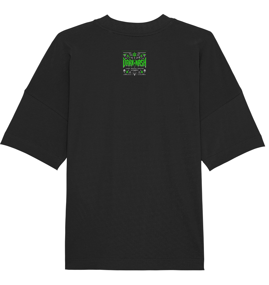Smoking Acid Skull - Organic Oversized Shirt