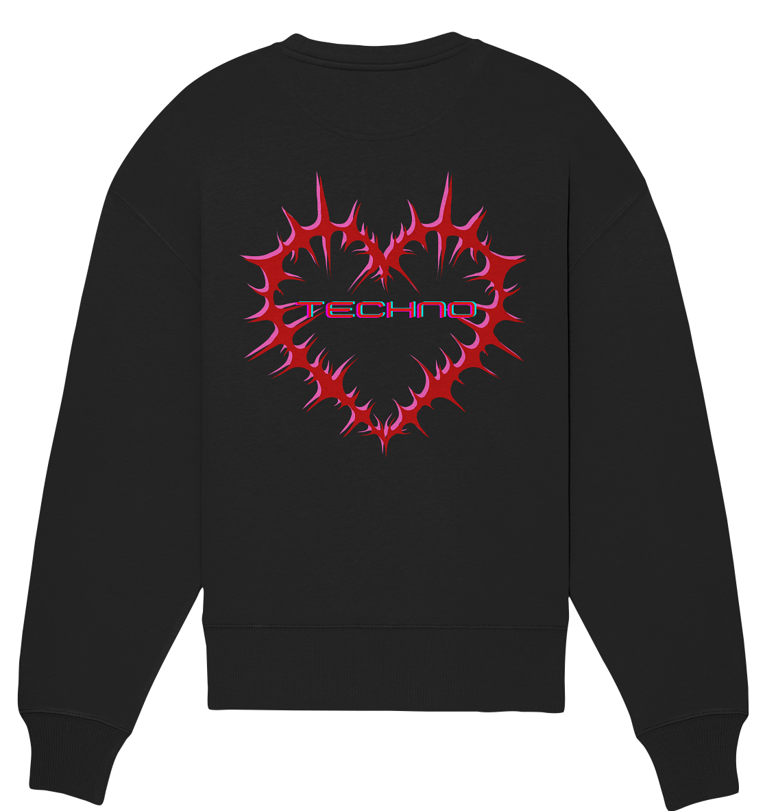 Heartcore Rave - Organic Oversized Sweatshirt