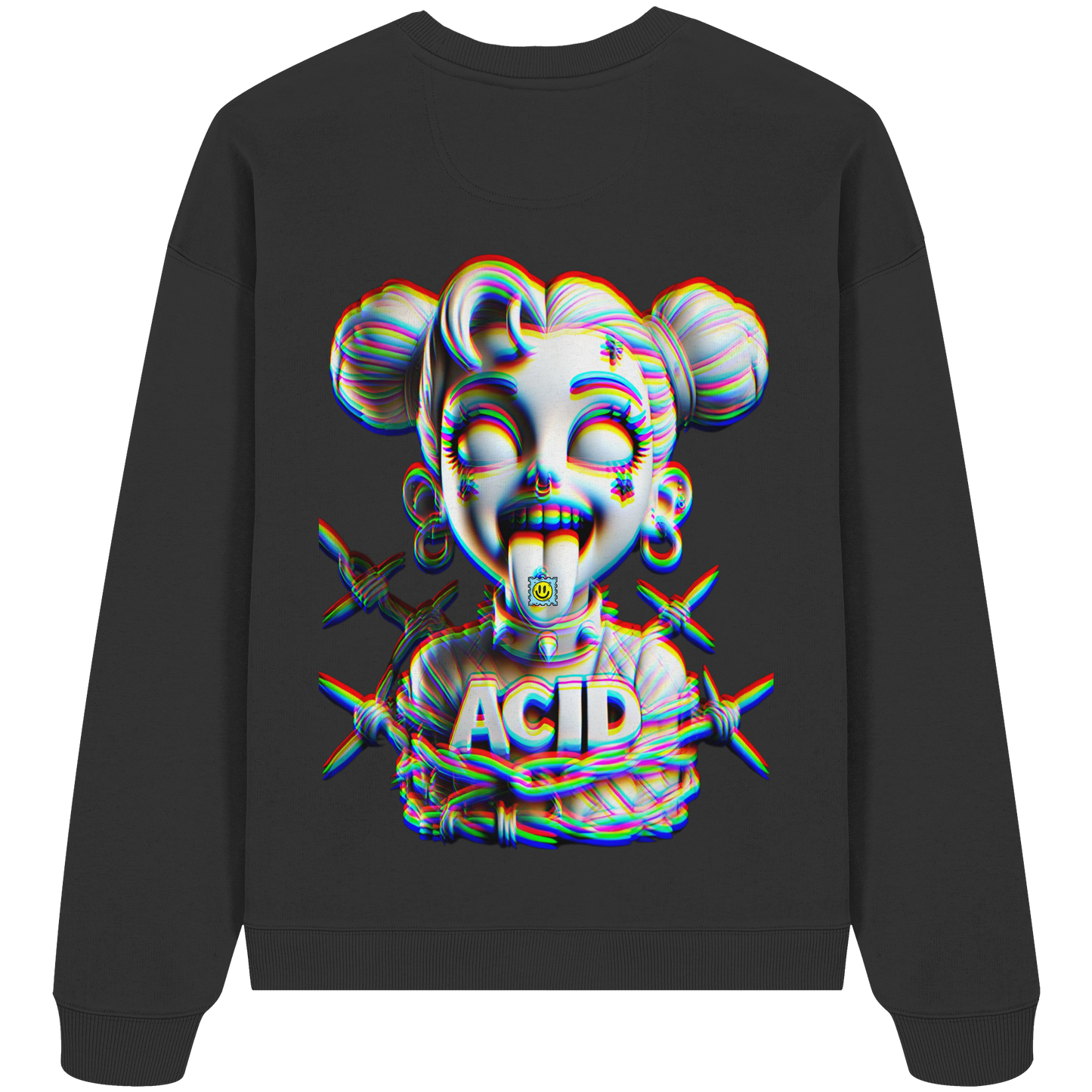 Psychedelic Princess - Organic Oversized Sweatshirt