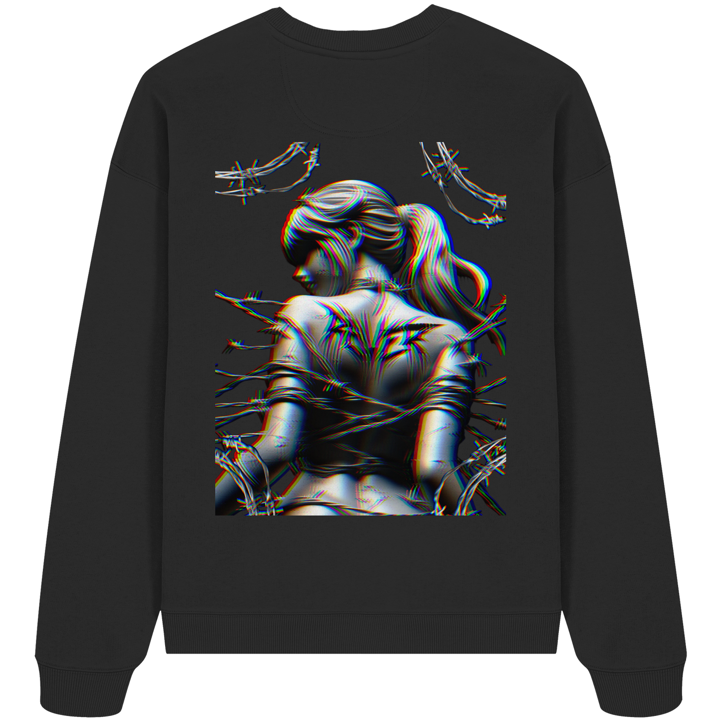 RAW Rebellion - Biologische oversized sweatshirt