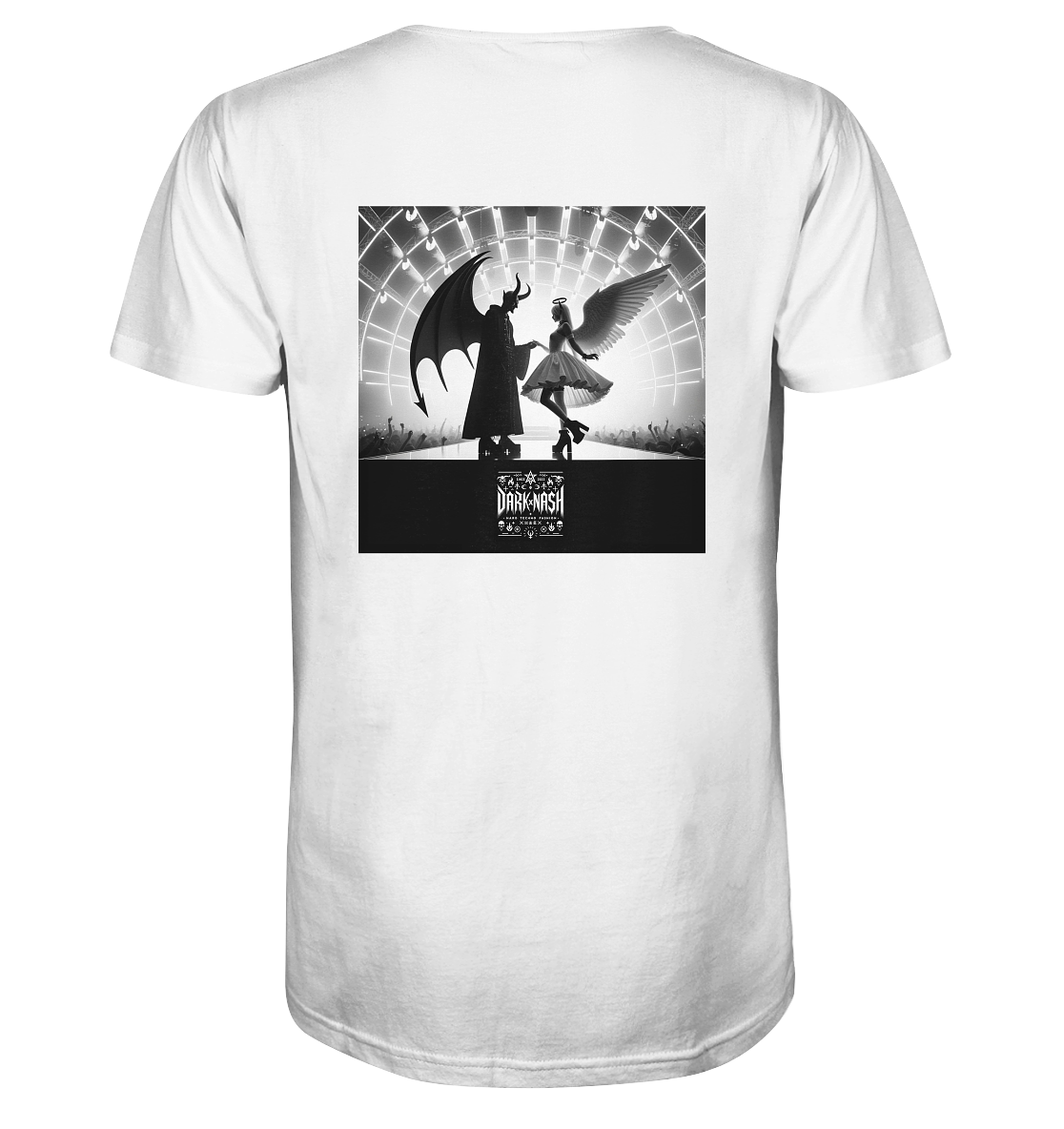 Shadowplay Rave: Between Heaven and Abyss (Backprint) - Organic Shirt