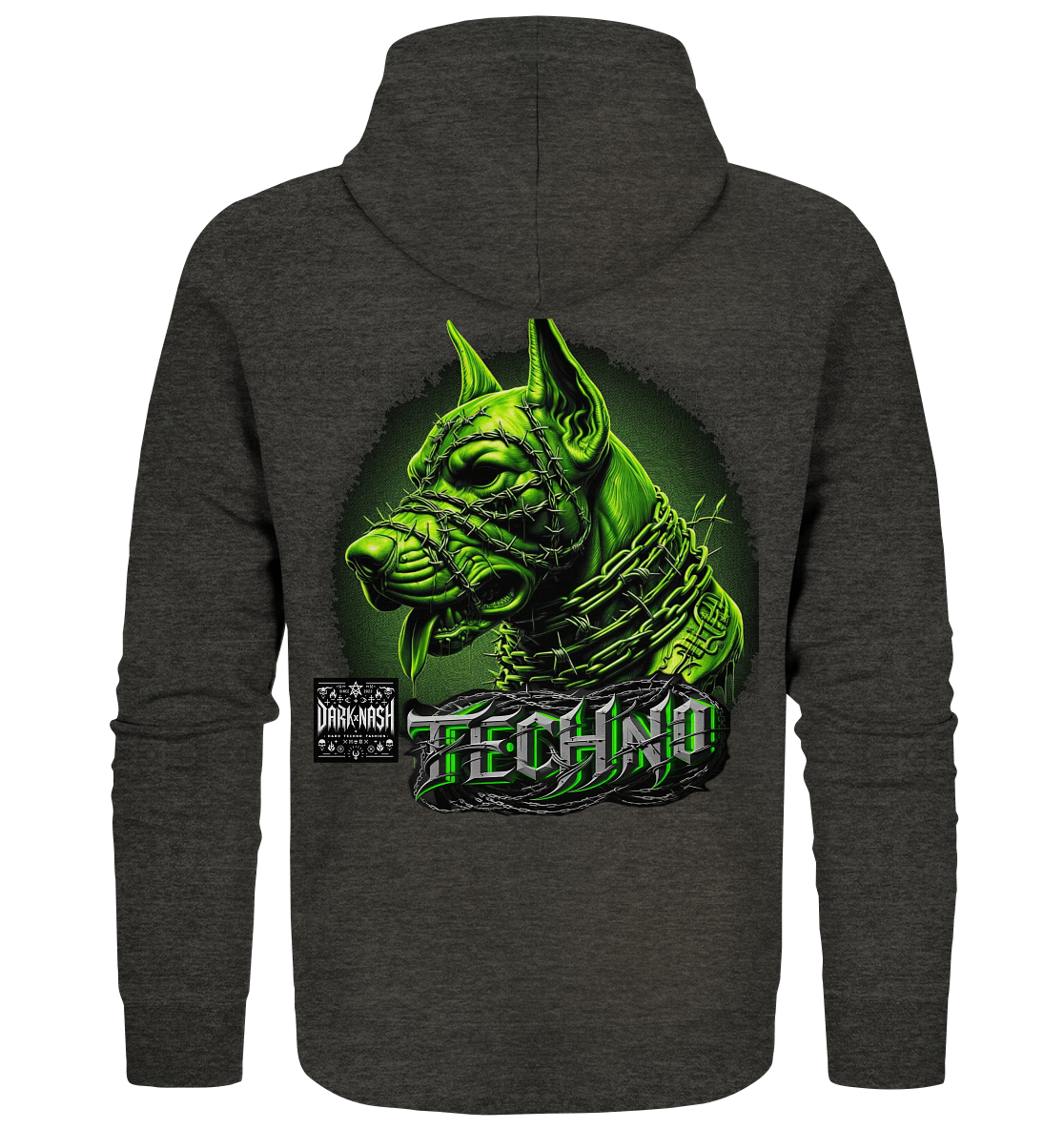 Cybernetic Canine Techno Version - Organic Zipper