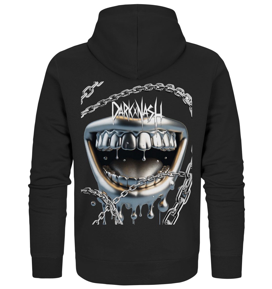 Metallic Rave Bite - Organic Zipper