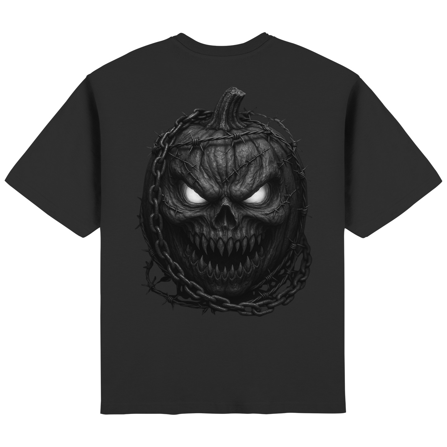 Horror Pumpkin - Streetwear Oversized T-Shirt