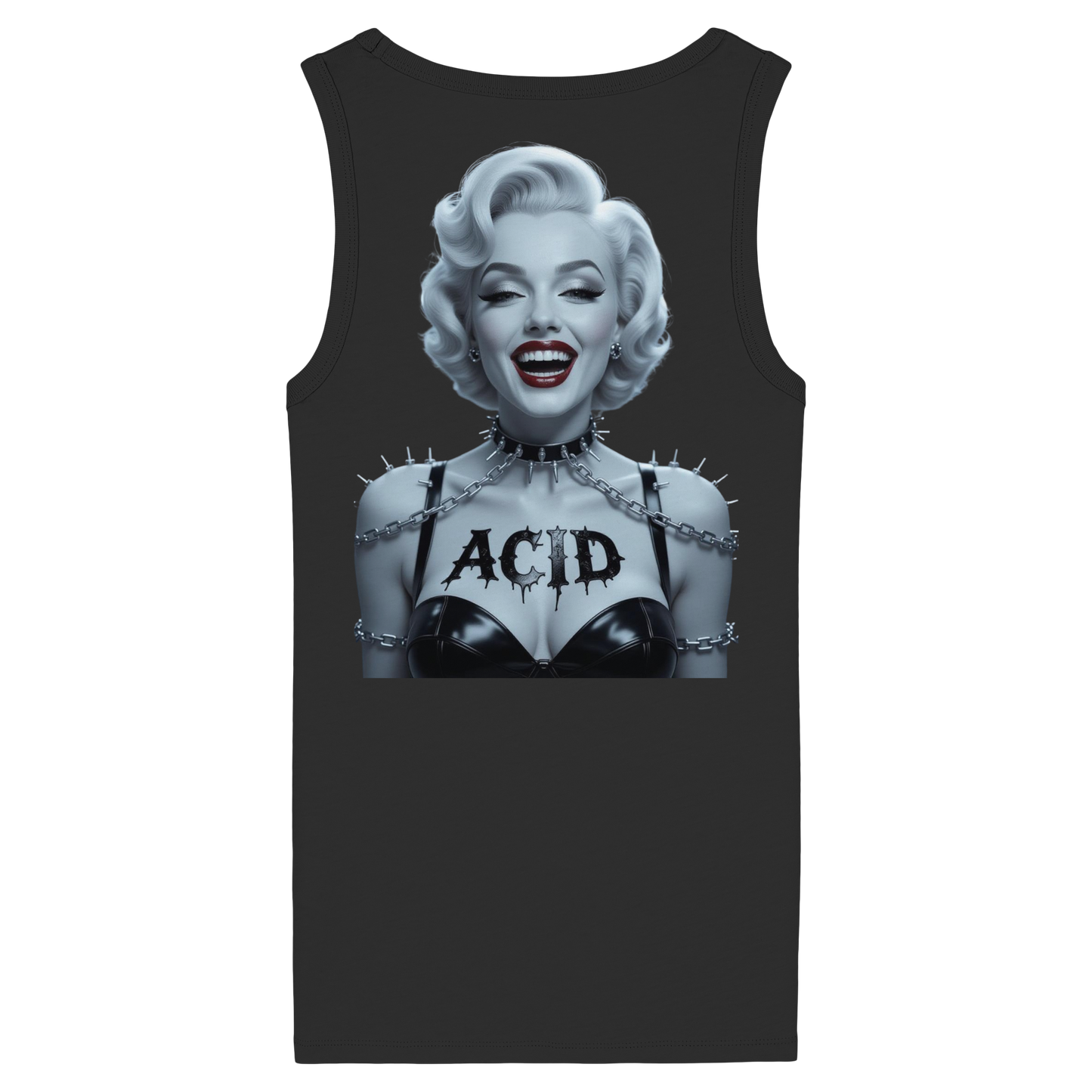 Marilyn on Acid - Womens Organic Fitted Tank Top