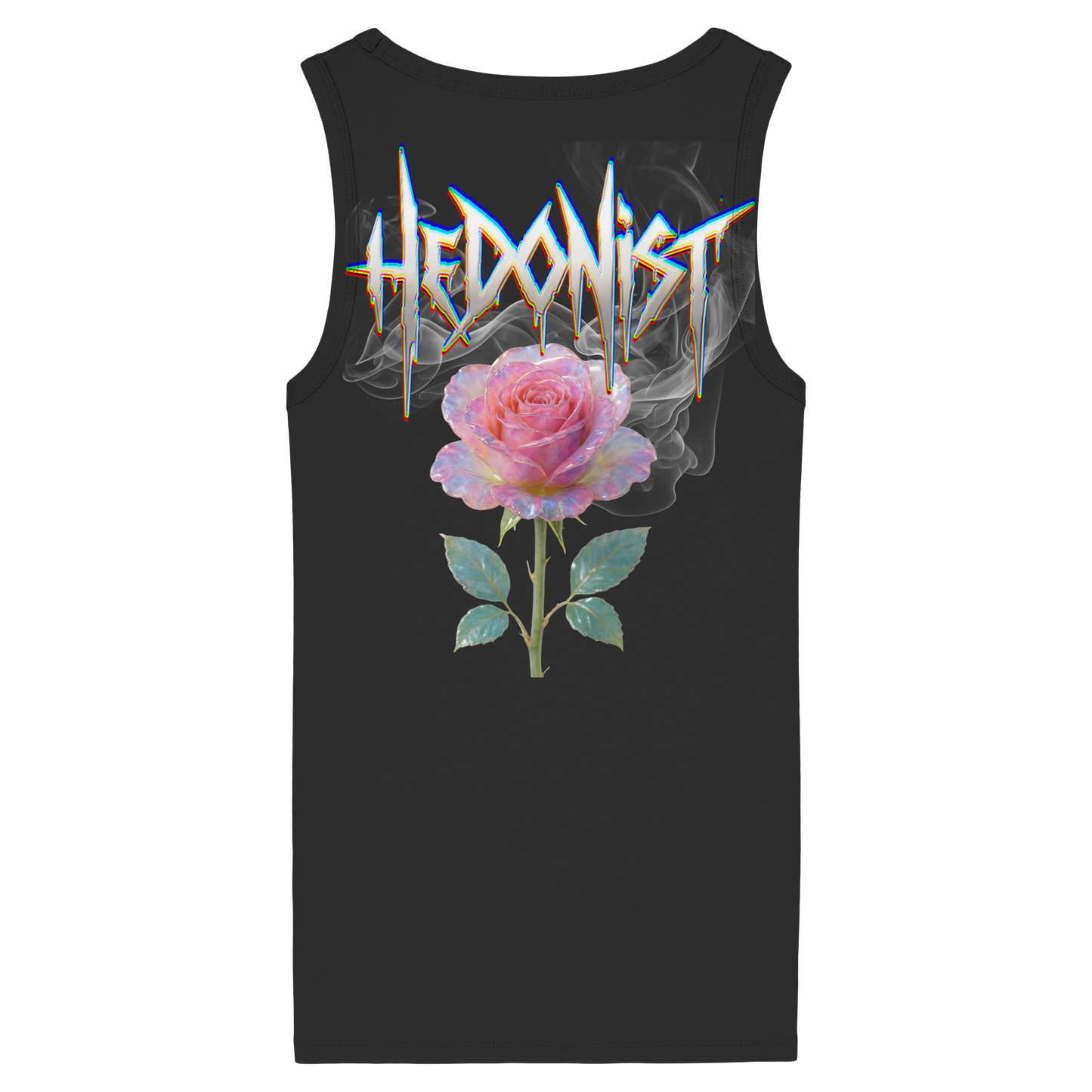 Hedonistic Rose - Womens Organic Fitted Tank Top