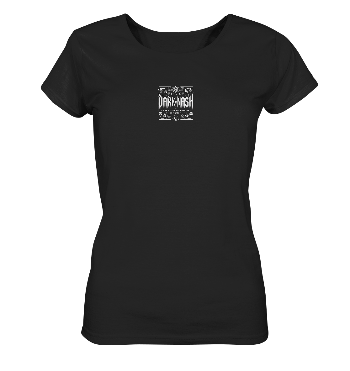 DARKXNASH Hard Techno (Backprint) - Ladies Organic Shirt