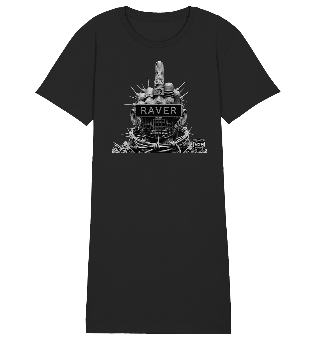 Cyber Raver Armor - Ladies Organic Shirt Dress