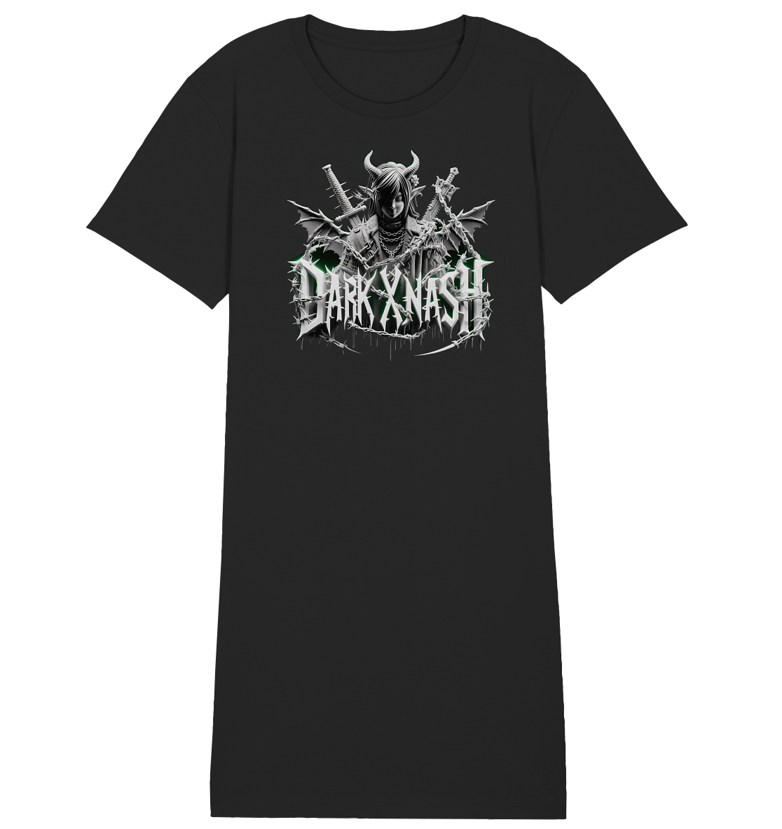 Basskraft Demon - Echo of Darkness - Ladies Organic Shirt Dress