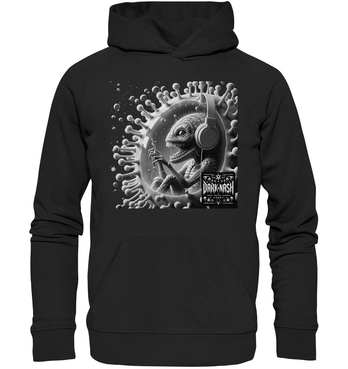 Hardtechno Rebirth - Organic Basic Hoodie