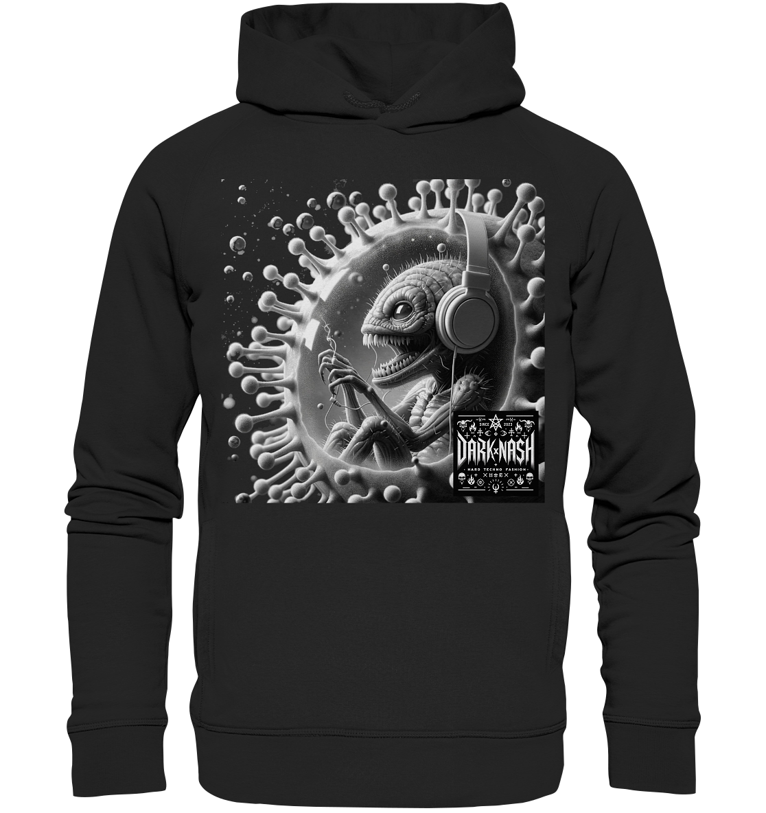 Hardtechno Rebirth - Organic Fashion Hoodie