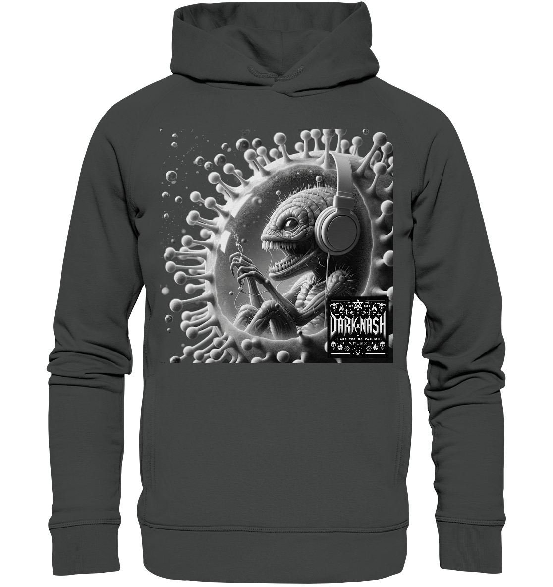 Hardtechno Rebirth - Organic Fashion Hoodie