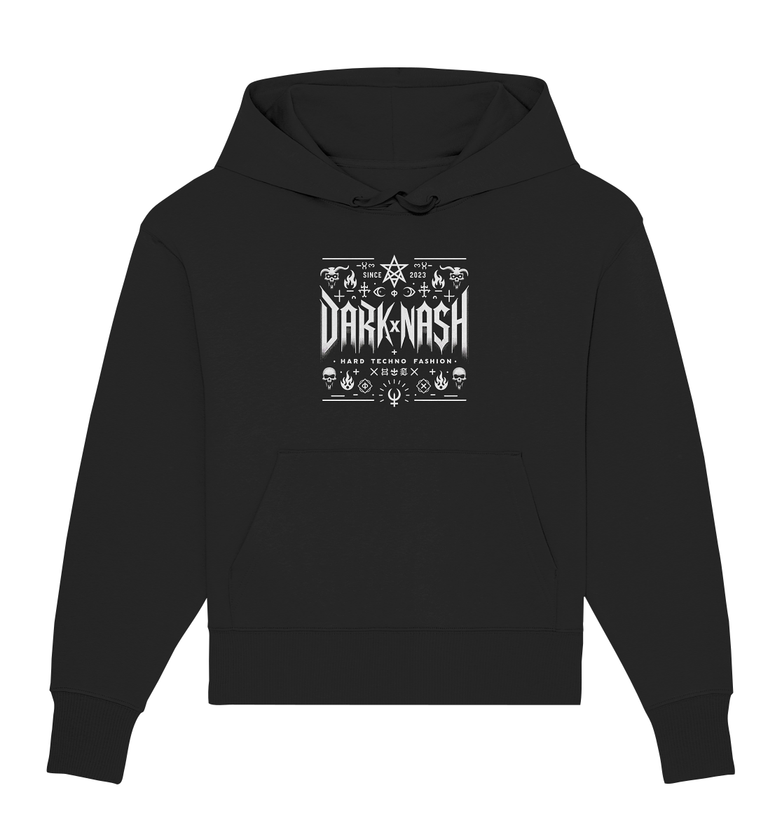 Ravecat (Backprint) - Biologische oversized hoodie