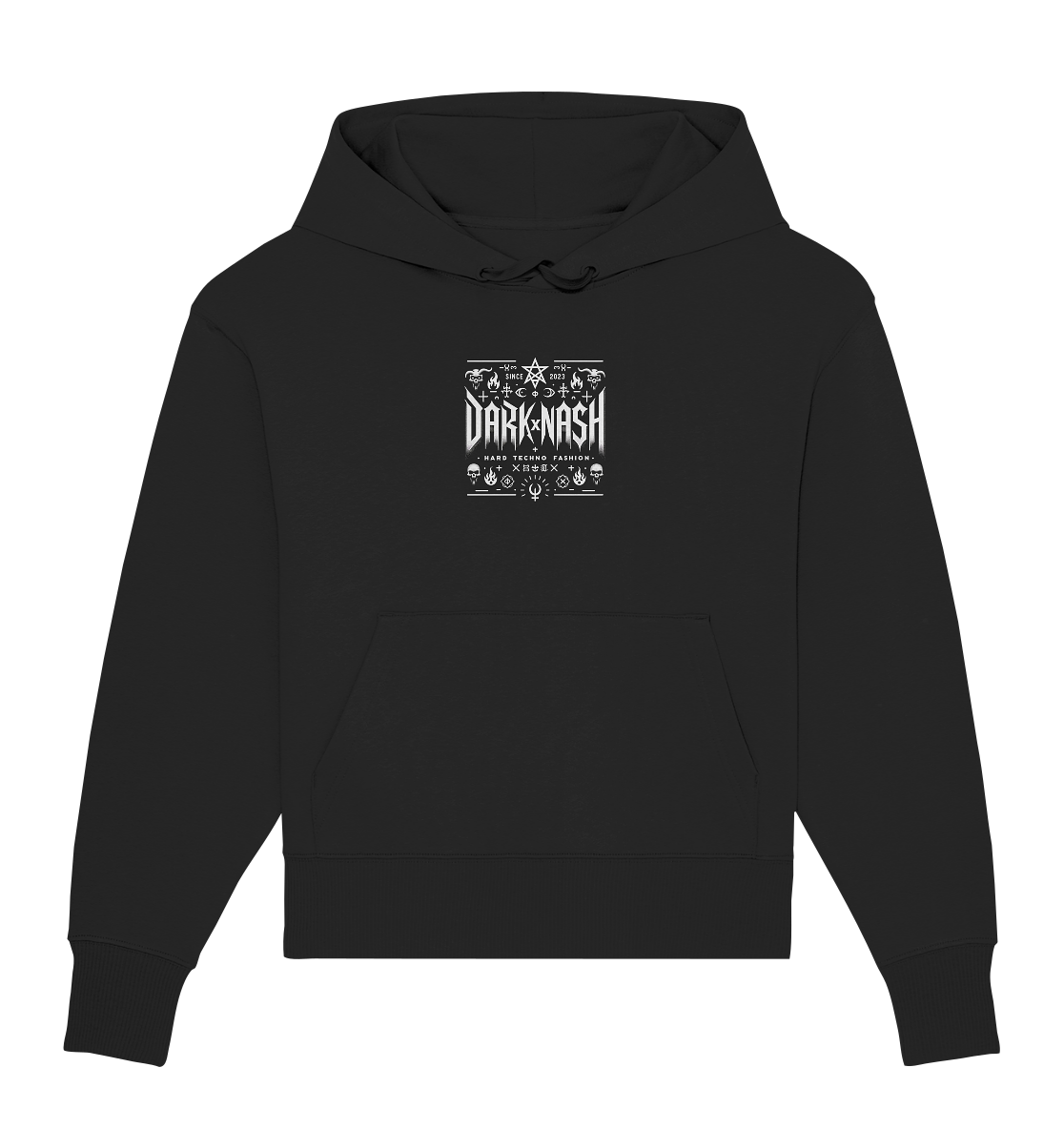 DARKXNASH Hard Techno (Backprint) - Biologische oversized hoodie