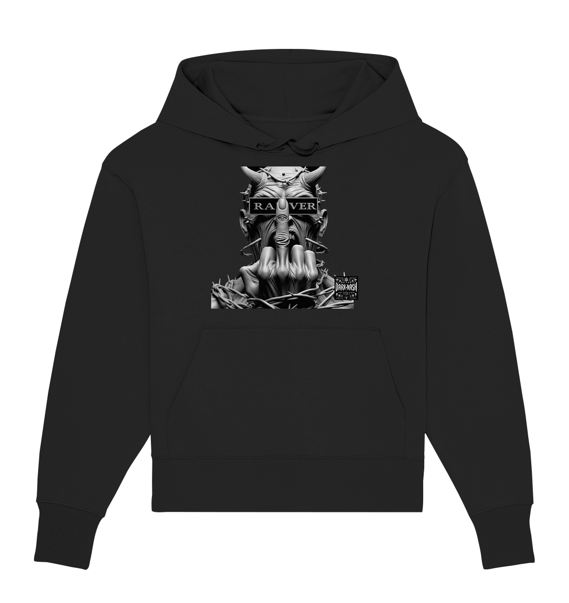 Devil Raver - Biologische oversized hoodie