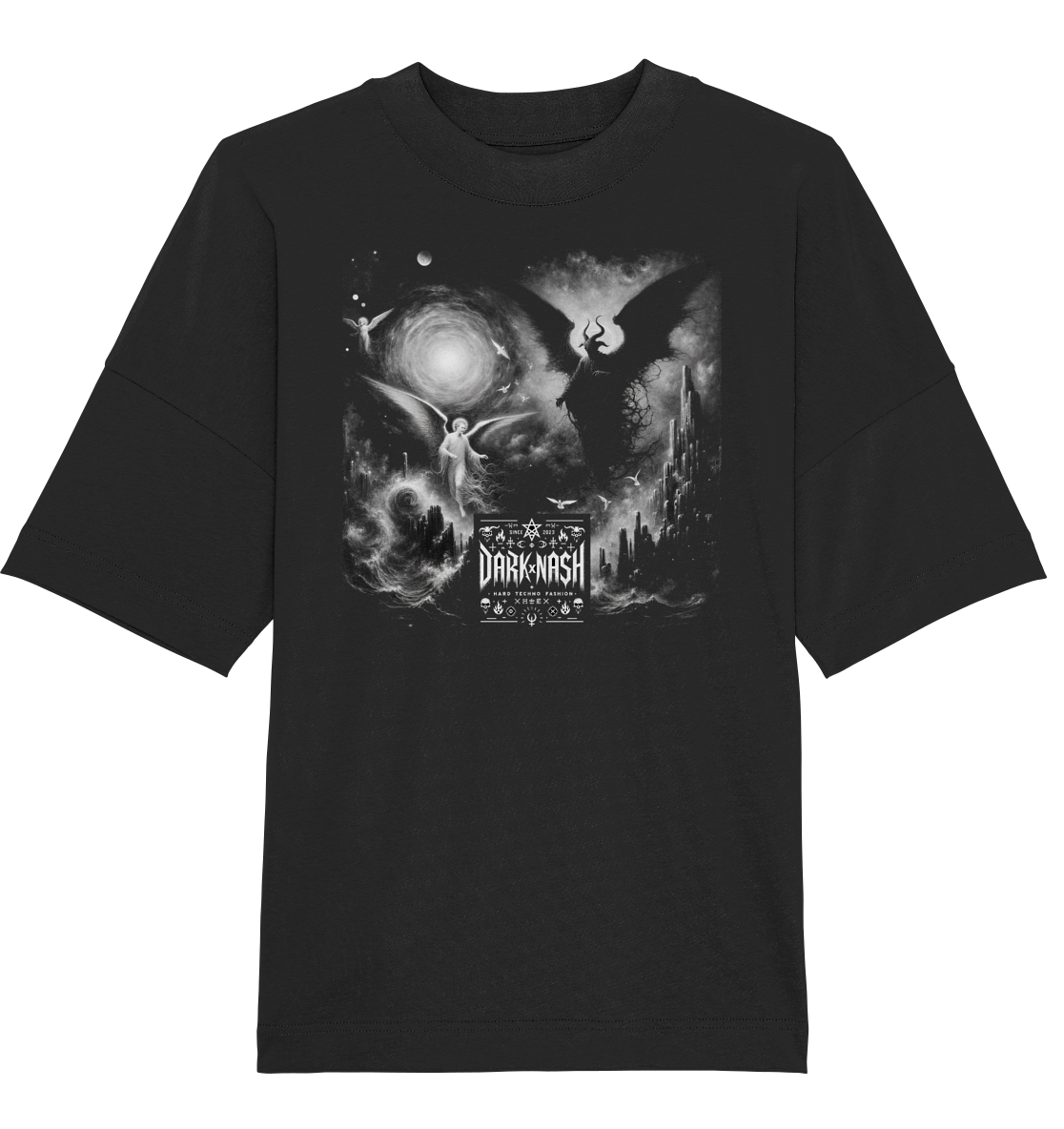 Kosmische Dualität - Organic Oversize Shirt