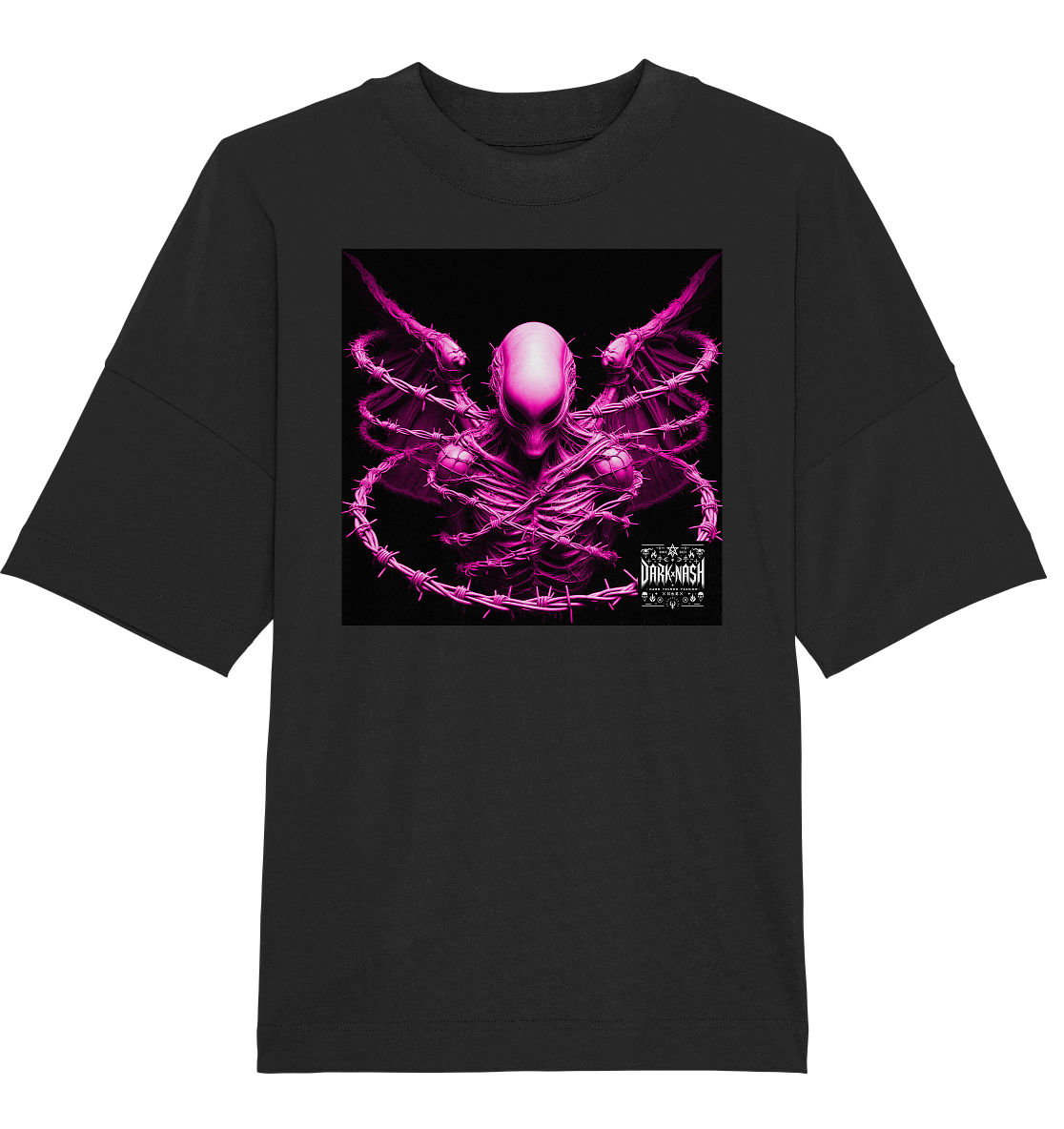 Cosmic Core Rave Essence - Organic Oversize Shirt