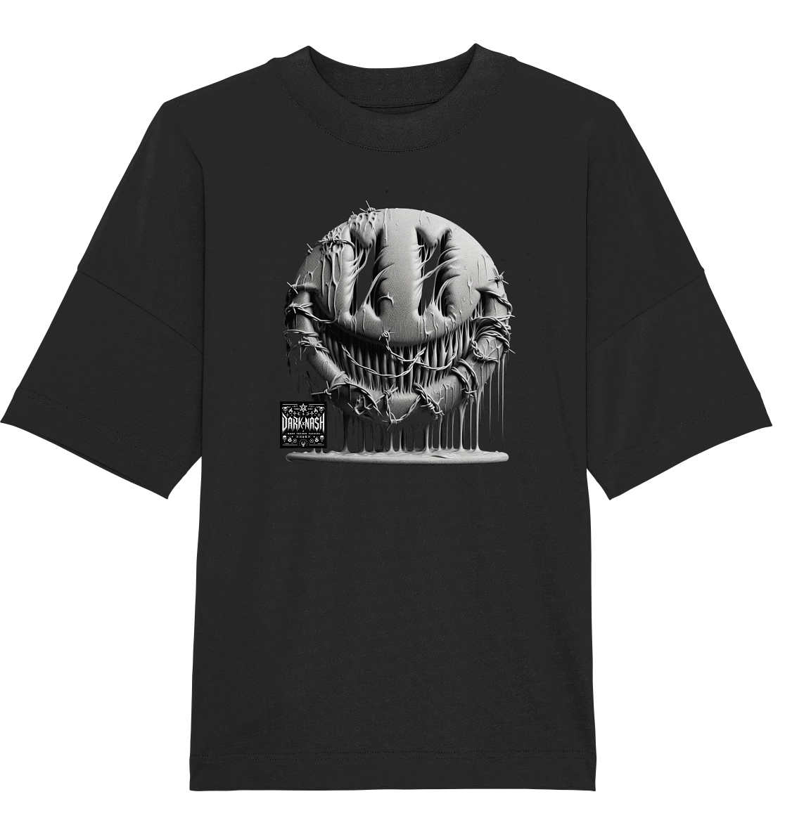 Acid Smiley – Das pulsierende Herz der Rave-Kultur - Organic Oversize Shirt