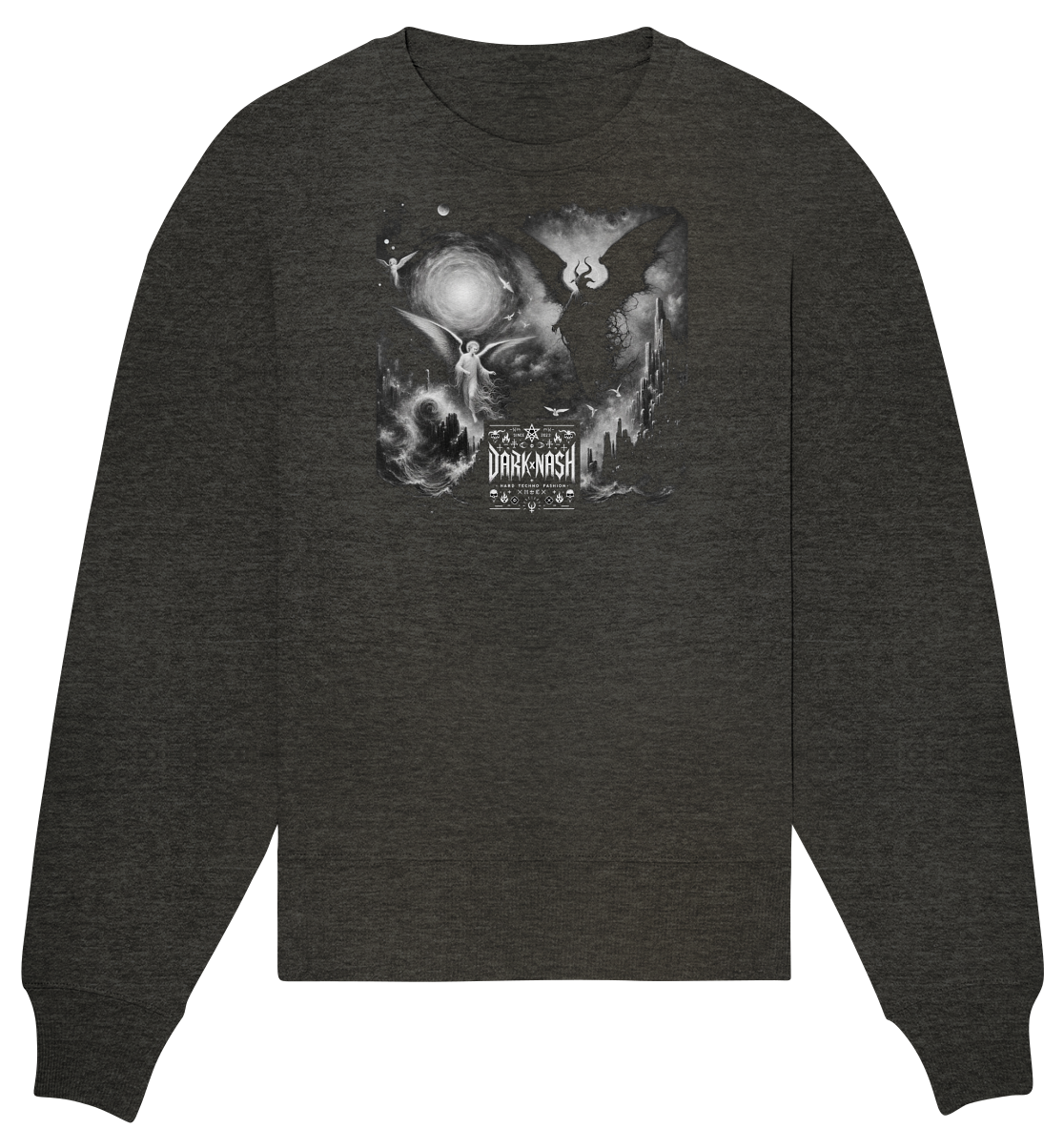 Kosmische Dualität - Organic Oversize Sweatshirt