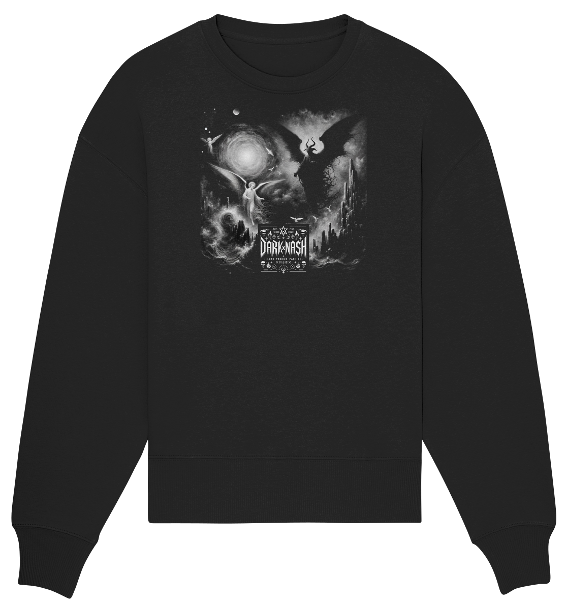 Kosmische Dualität - Organic Oversize Sweatshirt