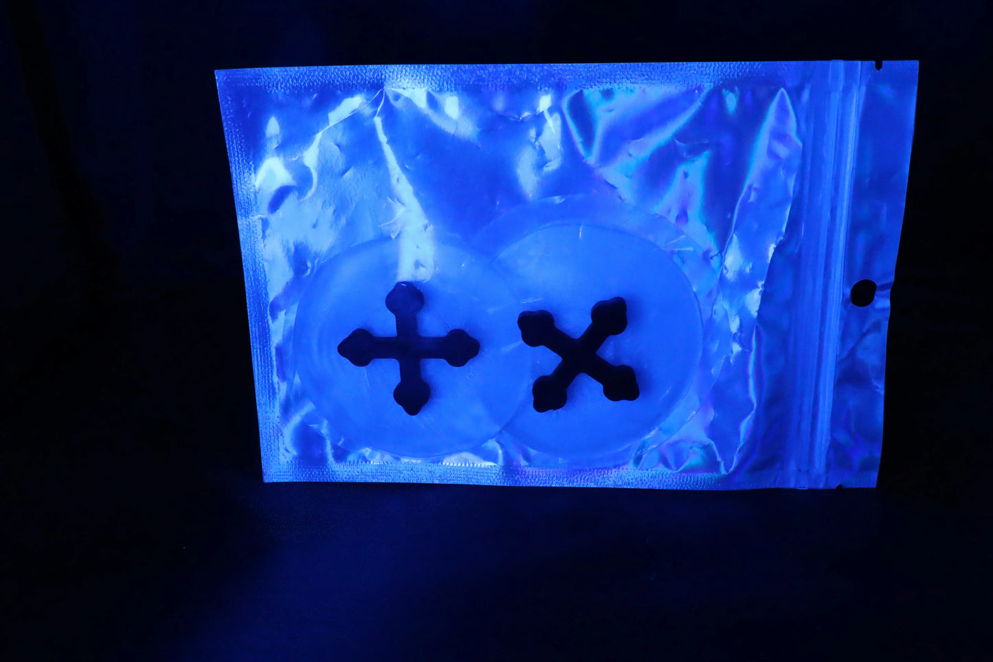 Nippel Cover Kreuz Schwarz