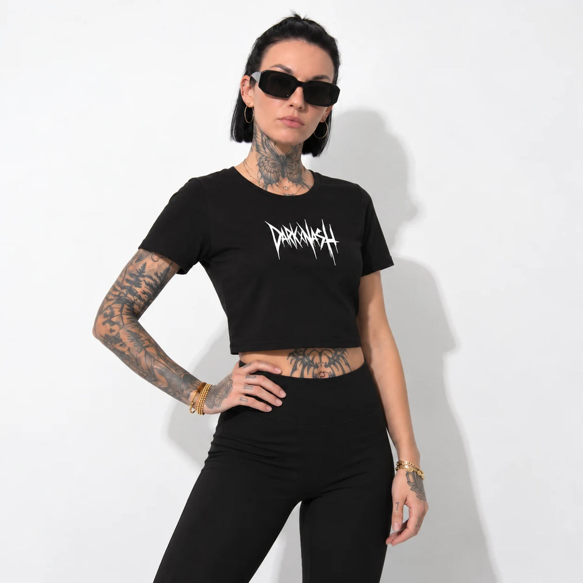 Cutie Beast Mode Ladies Cropped Tee