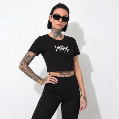 Cutie Beast Mode Ladies Cropped Tee