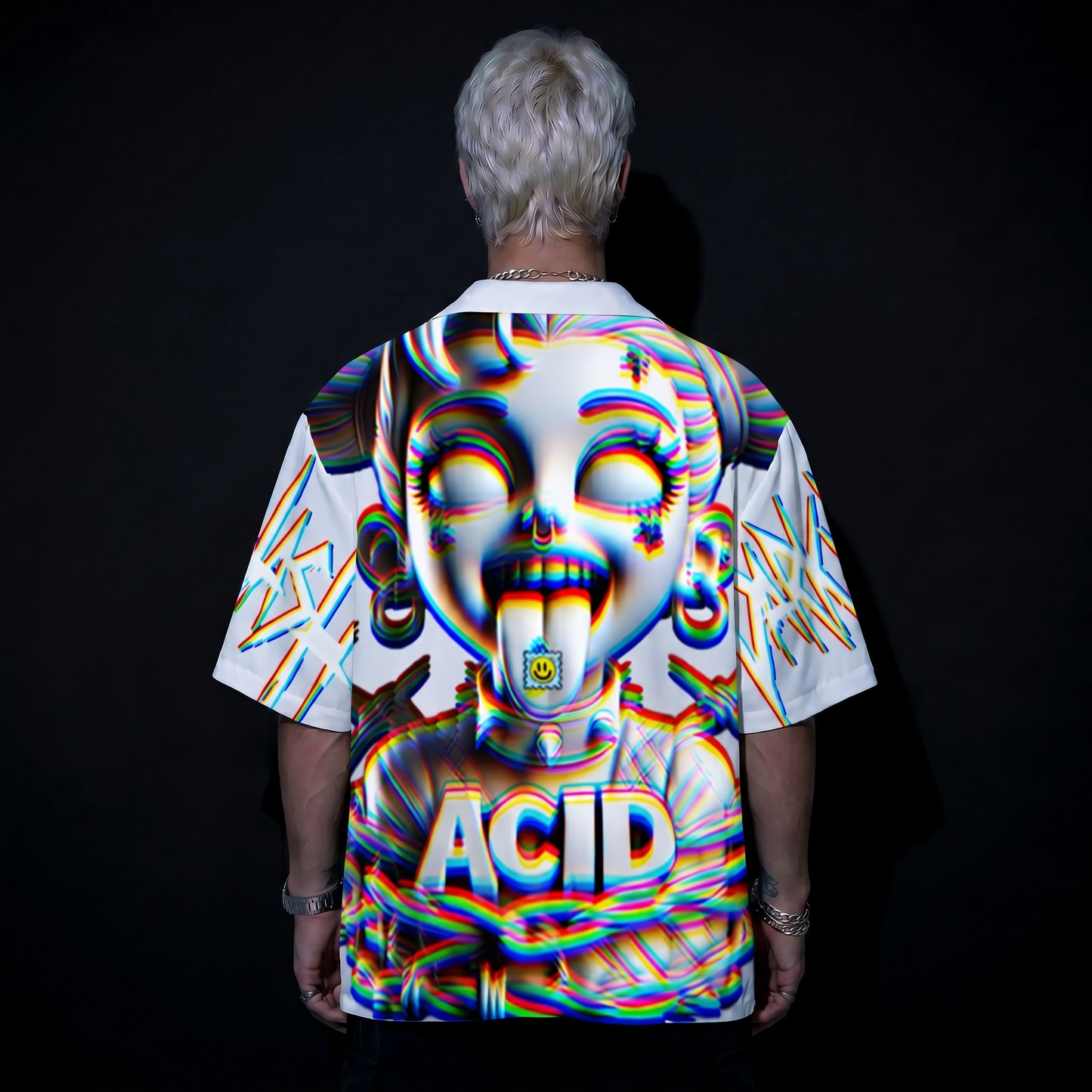 Psychedelic Princess Alloverprint Hawaiihemd