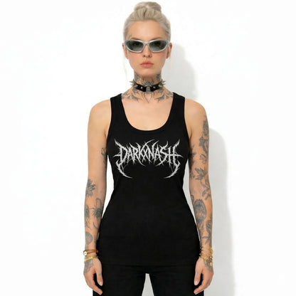 INSIDE THE DEVIL - Nauwsluitende tanktop voor dames van biologisch katoen
