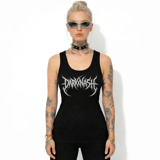 INSIDE THE DEVIL - Womens Organic Fitted Tank Top