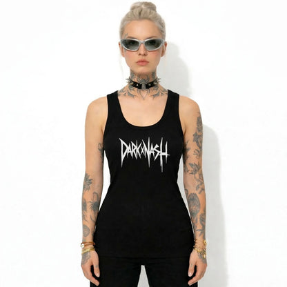 PEACE & CHAINS - Womens Organic Fitted Tank Top