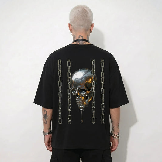 Melting Skull VACANCY Oversized Shirt