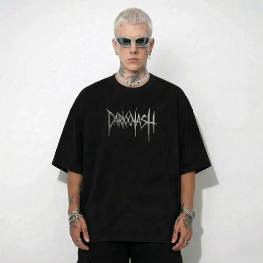 DARKXNASH Silver Edition - Streetwear Oversized T-Shirt